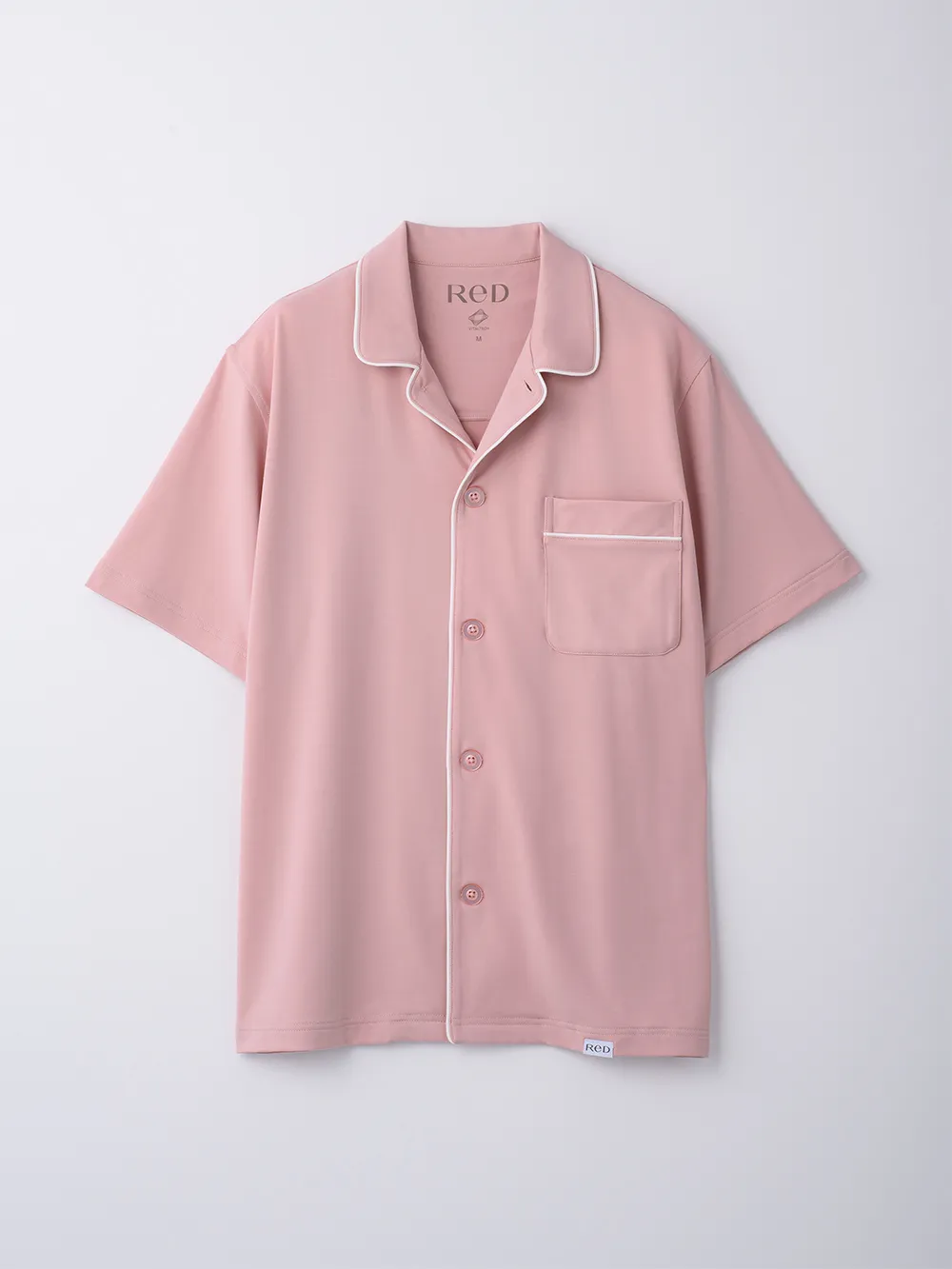 ReD バイタルテック スリープ パジャマトップス半袖 ピンク L