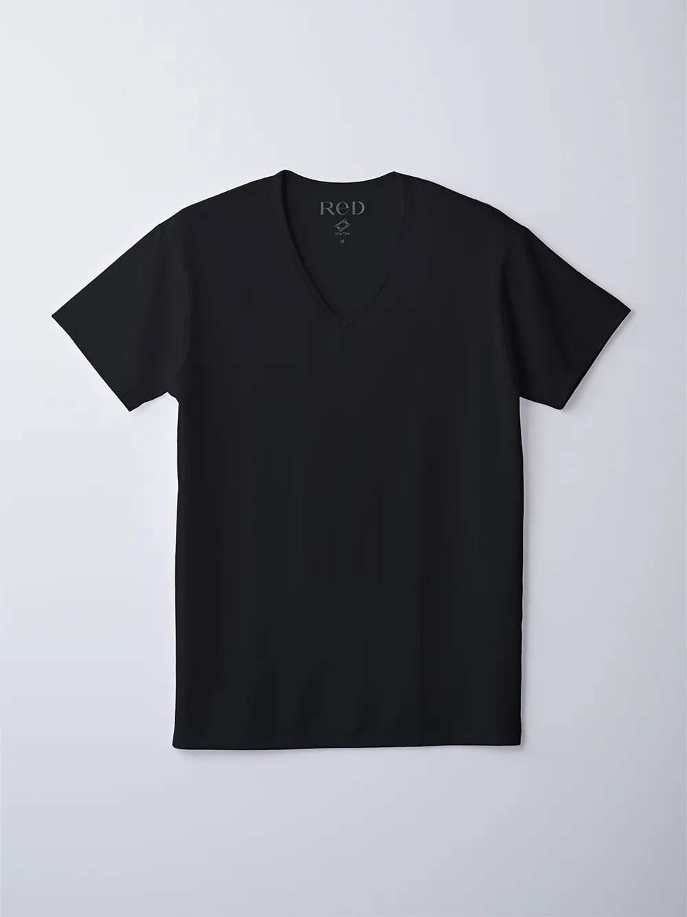 ReD バイタルテック Vネックインナー半袖 ブラック S
