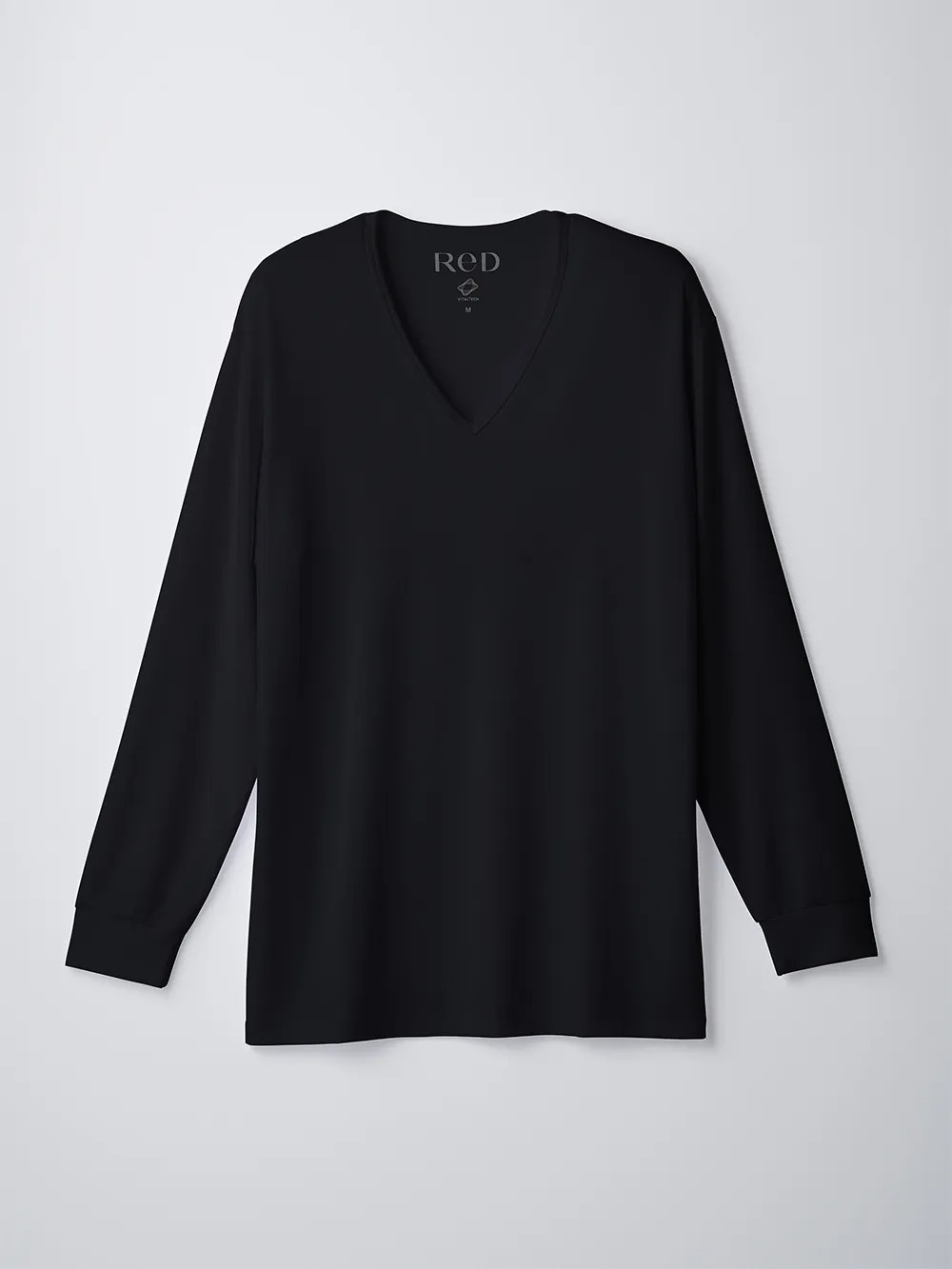 ReD バイタルテック Vネックインナー長袖 ブラック L
