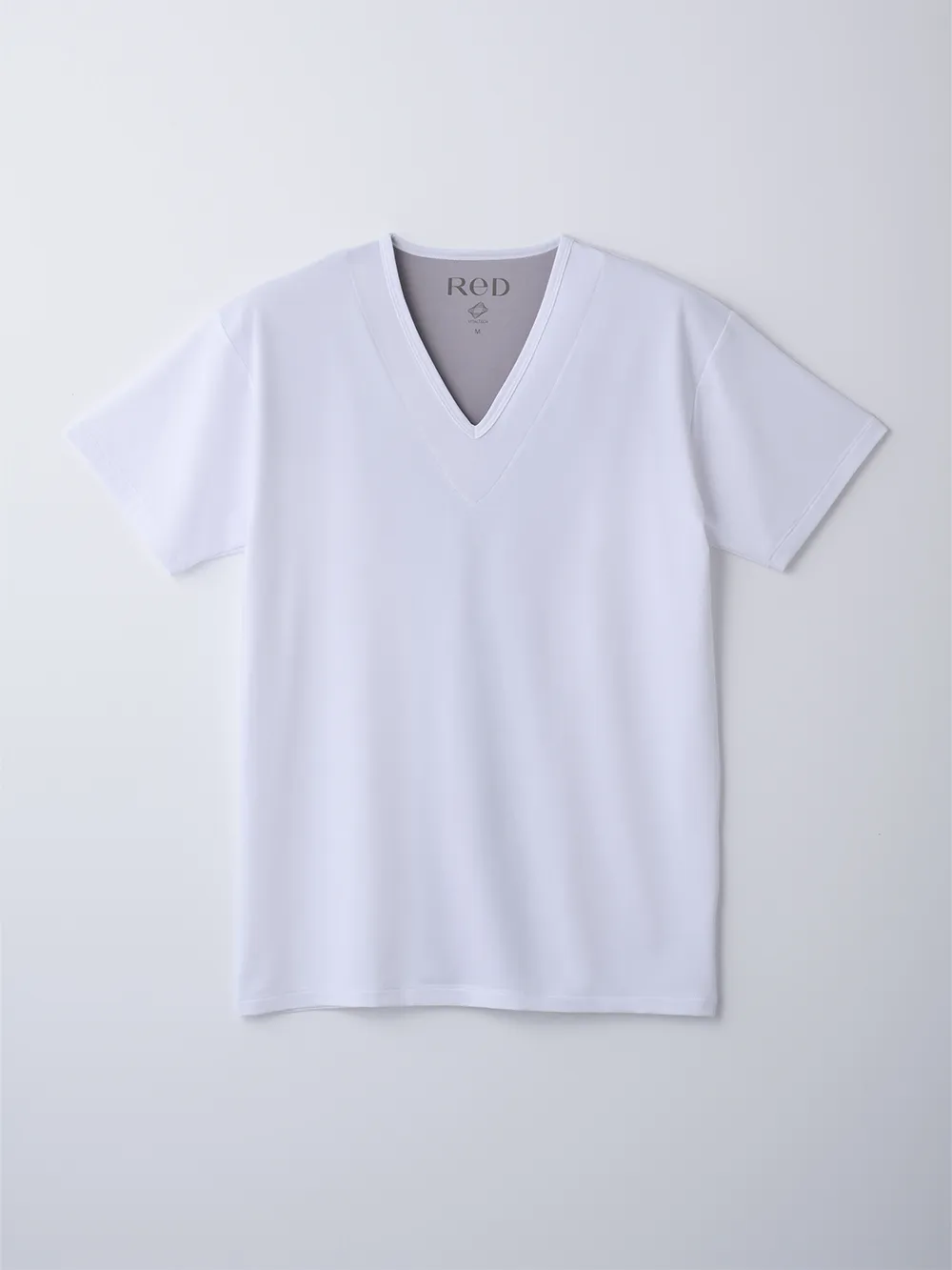 ReD バイタルテック Vネックインナー半袖 肩コリ改善 ホワイト L