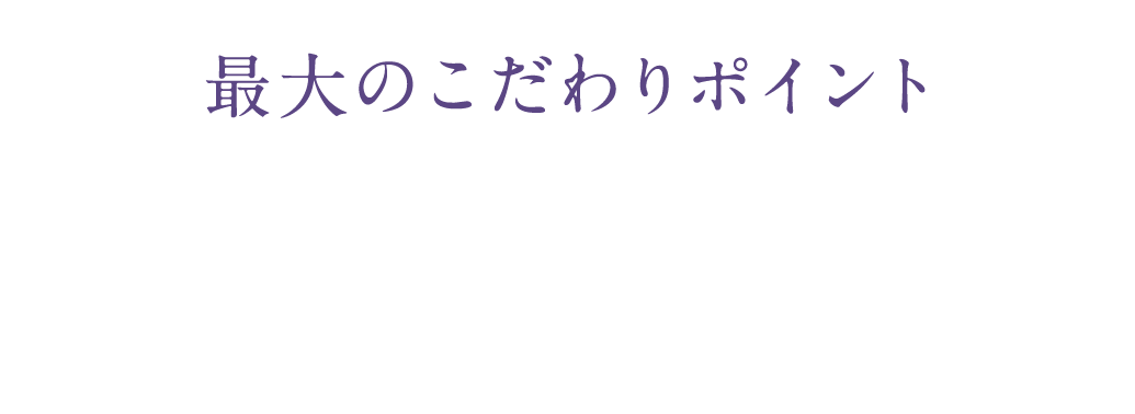 最大のこだわりポイント 相反発MELTLAST