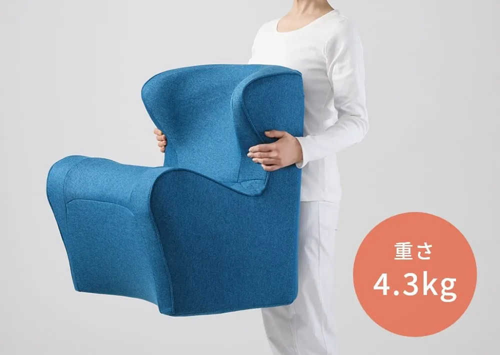 女性でも、持ち運びしやすい軽さ。