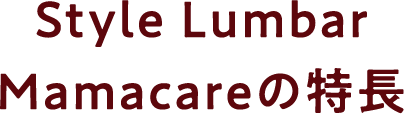 Style Lumbar Mamacareの特長